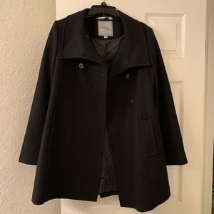 Women’s Larry Levine Wool Walker Coat Sz S